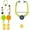 Set B, variant on Door Plunking Game, Adjustable Hanging Table Tennis Trainer Portable Set with Racket & Balls, Doorway Ping Pong Enhanced Coordination Daily for Exercise,Set A
