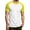 F-201Yellow, variant on ZHOGXU Father's Day T Shirt For Man Short Sleeve Round Neck Color Blocked Breathable Comfortable Relaxed Fit Top For Casual Daily Wear,Yellow,S