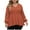 Brown-04, variant on STETMN Women Plus Size Blouses Lantern Long Sleeve V Neck Striped Tops Dressy Loose Fit Pullover Sweaters