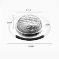 thumbnail image 3 of Stainless Steel Sink Drain Strainer,Kitchen Sink Filter,Mesh Kitchen Sink Strainer,Stainless Steel Kitchen Sink Drain Filter,Protector Cover Waste Stopper Food Catcher Anti-Clogging Rust, 3 of 5
