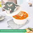 thumbnail image 3 of Yayeee Pot Holders Kitchen Heat Resistant with Pocket 7"x9.8" Cotton Oven Cooking Hot Pads, Winter Goose, 3 of 7