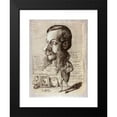 thumbnail image 2 of Claude Monet 11x14 Black Modern Framed Museum Art Print Titled - Caricature of Leon Manchon (1858), 2 of 5