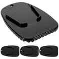 thumbnail image 3 of Durable ABS Motorcycle Kickstand Pad for Stable Parking Black Fits Most Models, 3 of 8