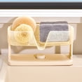 thumbnail image 1 of Sink Organizer with Sponge Holder Dish Drying Rack | Countertop Kitchen Storage Caddy | Drainable Soap Tray for Cleaning Tools | Bathroom Sink Caddy, 1 of 6
