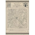 thumbnail image 1 of 24"x36" Gallery Poster, Official map of Dallas County, Texas 1886, 1 of 1