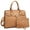 A-Tan, variant on Dasein Women Handbags and Purses Ladies Shoulder Bag Top Handle Satchel Tote Work Bag with Matching Clutch