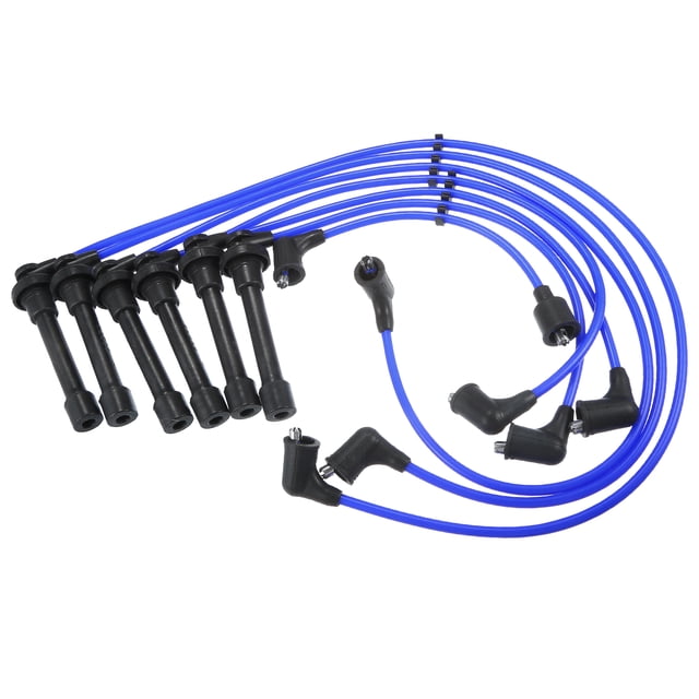 Cables de bobina de bujía de 7 mm para Honda Accord SOHC 3.0L V6 No.32720-P8A-A02/32722-P2A-J01 - Paquete de 7