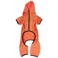 thumbnail image 5 of Pet Life  Active 'Pawsterity' Heathered Performance 4-Way Stretch Two-Toned Full Bodied Hoodie, 5 of 8