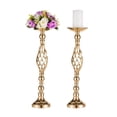 thumbnail image 3 of Candleholder de hierro separado del hotel Restaurante Ornamental Titular de flores Ceremonia Partes Centros Piezas Candlestick M 2 Piezas Jumpingount HA010588-02, 3 of 6