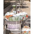 thumbnail image 4 of Fall Maple Leaf Outdoor Tablecloth - 60x60 Inch Square Dining Table Cover, Thanksgiving Autumn Botanical Waterproof Outdoor Table Cloth with Umbrella Hole & Zipper for Picnic/Patio/Party, 4 of 5