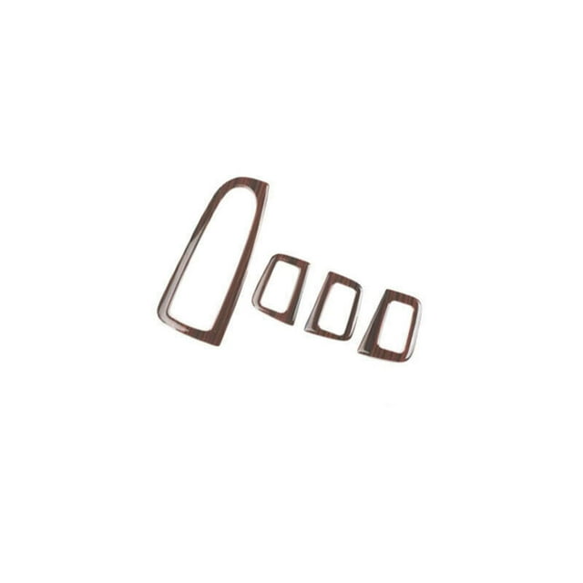 Peach Wood Grain Window Lift Lock Switch Panel Trim for Benz C-Class 2015-2021-