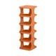 thumbnail image 2 of Organizador de almacenamiento multicapa para zapateras | Estantes de plástico de 6 niveles, estantería de entrada que ahorra espacio, montaje sencillo de hebilla DIY, polipropileno duradero, 2 of 6
