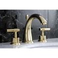 thumbnail image 2 of Kingston Brass KS2962ML Milano Widespread Bathroom Faucet, Polished Brass, 2 of 3
