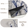 thumbnail image 6 of 6'x9' Area Rugs, Blue Tree Indoor Outdoor Area Rug for Living Room Bedroom, Retro Farmhouse Botanical Branches Bird Washable Bathroom Rugs Kitchen Floor Carpet Mats Home Decor Aesthetic, 6 of 8