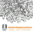 thumbnail image 3 of 200 Pcs Fundas de Bucle de Crimpado de Aluminio para Cuerda de Alambre de 5/64" de Diámetro, Funda Redonda para Extremo de Línea de Cable, 3 of 6
