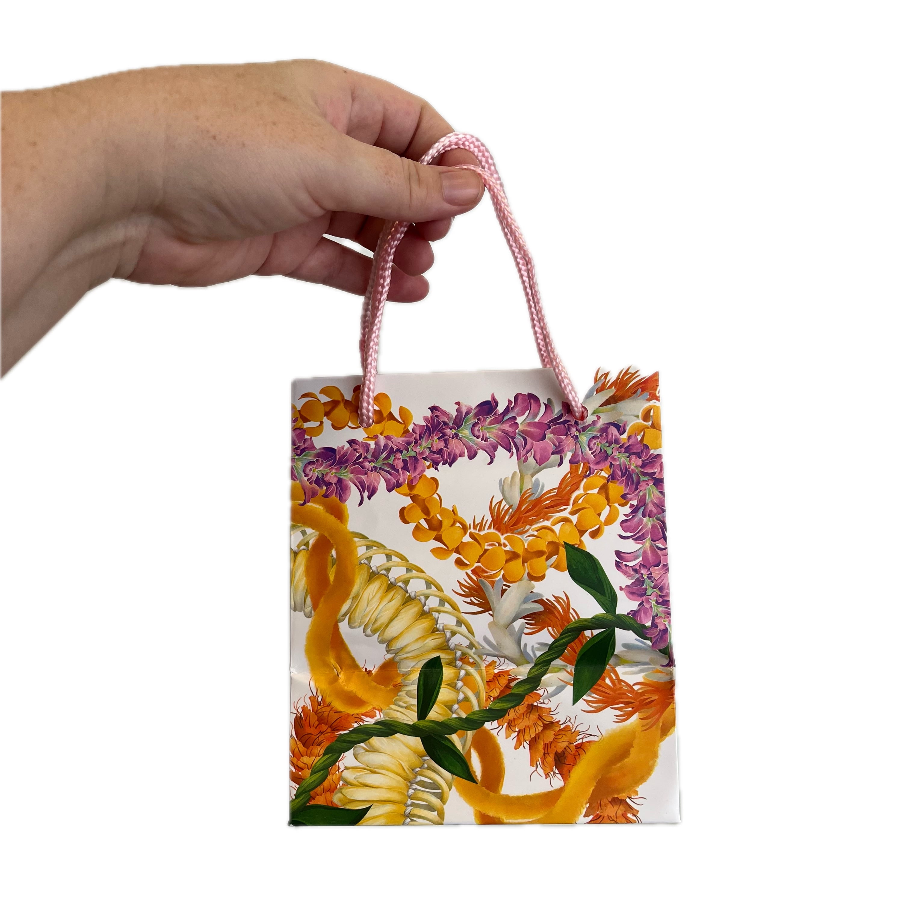 Island Heritage Small Gift Bag, Leis of Aloha