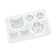 Cabochon Silicone Cat for Epoxy Resin Jewelry Making Findings