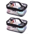 thumbnail image 1 of Bolsa de cosméticos Louise Maelys transparente impermeable con asa, 1 of 5