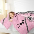 thumbnail image 4 of Manfei Cheerleading Bedding Comforter Set,Cheeleader Gifts Twin Comforter Sets,Preppy Dancer Bedding Set,Lightweight Room Decor Reversible,2-Piece, 4 of 8
