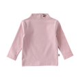 thumbnail image 2 of ZHOGXU Big Kids Girls Top Long Sleeve Turtleneck Cartoon Embroidery Comfortable Soft Stretch Warm Sweatshirt For Autumn Winter Daily Wear Pink 9-12 Months, 2 of 3