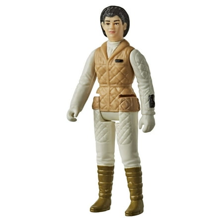 Star Wars The Empire Strikes Back: Retro Collection Leia (Hoth) Kids Toy Action Figure for Boys and Girls (4”)