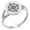 Silver, variant on Stainless Steel Nautical Star Compass Minimalist Oval Top Polished Statement Signet Ring