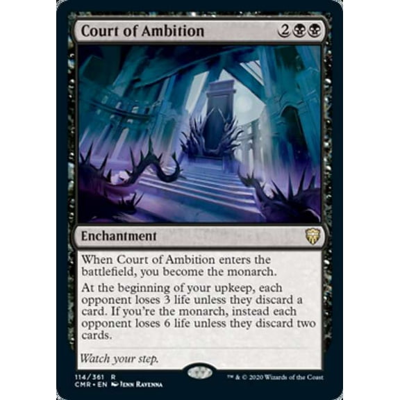 MtG Commander Legends Rare Court of Ambition #114