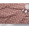 thumbnail image 2 of Soimoi Tissu en Coton Duck Feuilles et Imprimés d'Animaux Rennes au Mètre 56 Pouces de Large, 2 of 3