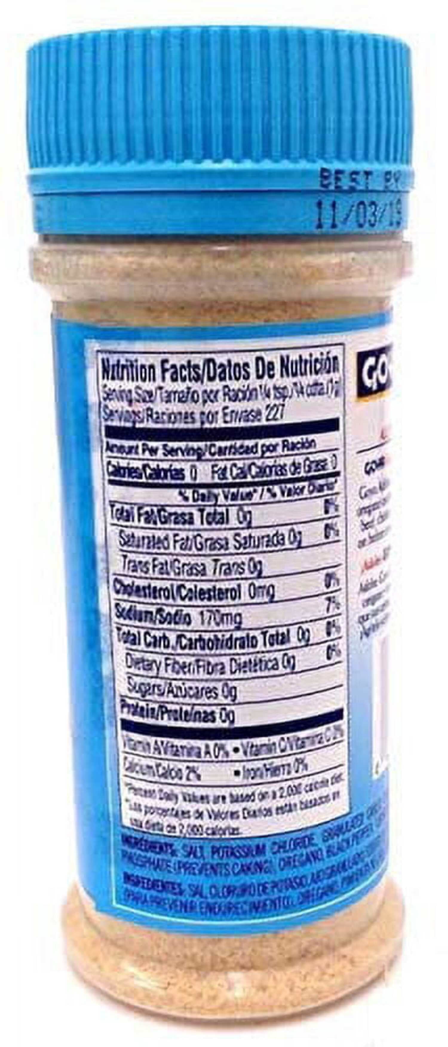 (3 pack) GOYA Adobo Light All Purpose Seasoning with Pepper, 8 oz