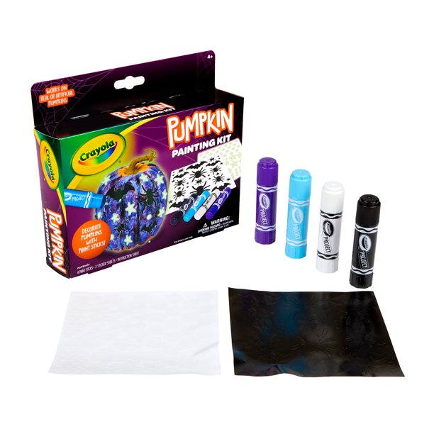 Crayola Halloween Pumpkin Washable Paint Craft Kit, Halloween Craft for Boys & Girls