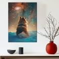 thumbnail image 5 of Pomeranian Dog Art Print Poster, Wall art Canvas Painting Decor, Dog Pop Starry Night Art Home Decor Artwork For Bedroom Living Room Bathroom Décor, 5 of 6