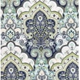 thumbnail image 3 of Serafina Home Anastacia Boho Shower Curtain for Bathroom: Fabric Floral Paisley Moroccan Damask Design, 3 of 6