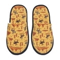 thumbnail image 1 of Fotbe Brave Cowboys Pantuflas Peludas para Mujer con Estampado, Zapatillas de Peluche, Zapatos de Invierno para Casa, Uso Interior y Exterior-Medium, 1 of 8