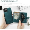 thumbnail image 5 of Case for iPhone 14 6.1 inch 2022, Detachable Magnetic Wallet Credit Card Cash Slot Case Cover Support Wireless Charging Functional Kickstand Compatible with iPhone 14 2022 (Blue), 5 of 8