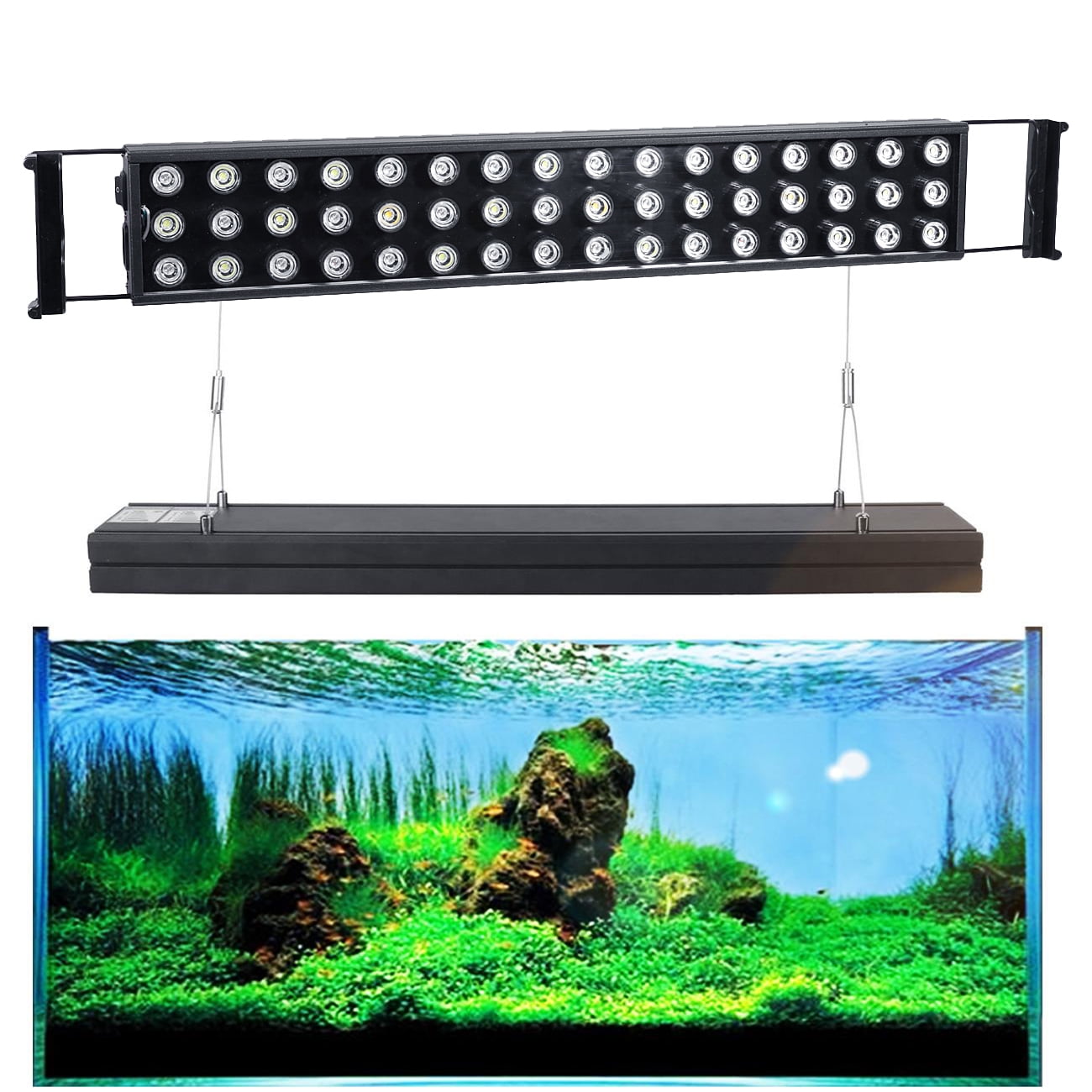 Led Aquarium Light Bar Oslamp Aquarium Fish Tank 144w Led Light