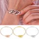 thumbnail image 2 of Pulseras con dijes de corazón de amor para niñas, mamá, novia, mujer, dije de eslabones, 2 of 4
