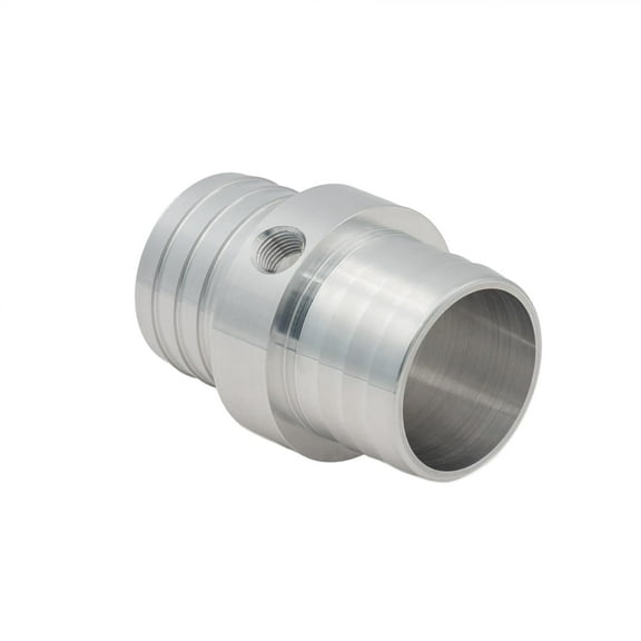 ICT Billet Machined Aluminum 1-1/2” to 1-1/2” Hose Barb with 1/8” NPT Port Designed and Manufactured