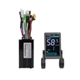 thumbnail image 1 of M5 Electric Bike Color LCD Display Meter 36V 48V/26A Big 9 Sine Wave Controller E Scooter LCD Panel for Mountain EBike,1 * LCD Display 1 * Sine Wave Controller, 1 of 8