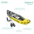 thumbnail image 2 of Open Box INTEX Explorer K2 2-Person Inflatable Kayak w/ Oars & Pump (2 Pack), 2 of 12