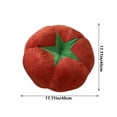 thumbnail image 3 of Large Plush Throw Pillow Sofa Cushion Decor Home Accent Pillow Soft Comfortable for Living Room Bedroom Decorative Pillow,17.7"(Tomato), 3 of 6