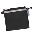 thumbnail image 4 of Bolso pequeño multiusos para guardar objetos pequeños, bolso de mano de nailon, pequeño para accesorios, estuche para lápices, para teléfono móvil, negro, 4 of 8