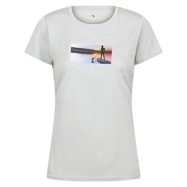 Regatta - Camiseta Fingal VII Lago de Jaspeada para Mujer (Cyberspace)