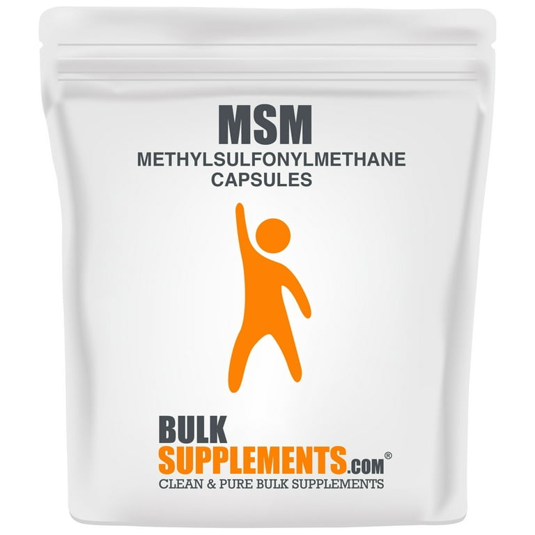 BulkSupplements MSM Powder (Methylsulfonylmethane) - 3 Grams per Serving