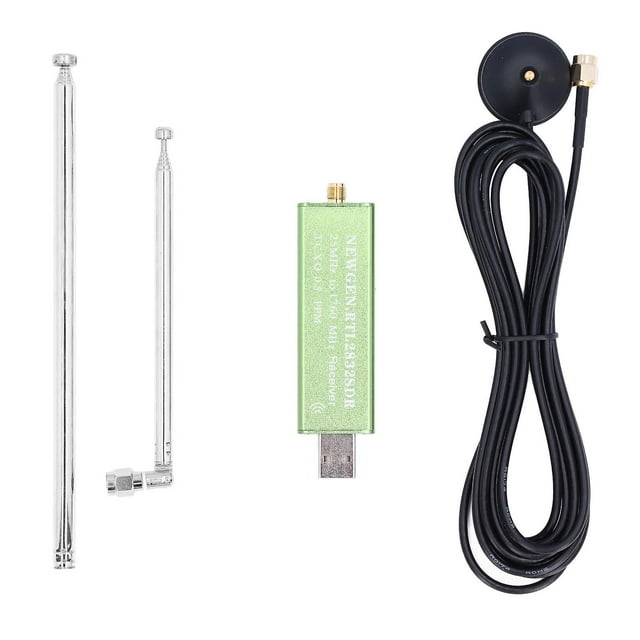 Kit radio logicielle SDR, récepteur scanner TV RTL2832U R820T2, bande complète 25-1760 MHz