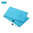 thumbnail image 3 of Unique Bargains Waterproof Zipper File Bags, A5 Document Holders for Office, Light Blue 3 Pack, 3 of 6