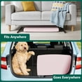 thumbnail image 6 of WLLJOY Folding TV Tray Table, 30in Height Adjustable TV Tray for Laptop, Heavy Duty Utility Foldable Table for Small Spaces, Pink, 6 of 10