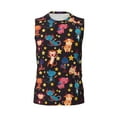 thumbnail image 6 of Lsque Cute Animals Print Men's Cotton Blend Sleeveless Muscle Shirts (S-3XL)- Moisture Wicking, Odor Protection, UPF 30+,X-Large, 6 of 8