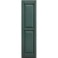 thumbnail image 1 of 12 x 24 in. Louvered Exterior Decorative Shutters, Hunter Green, 1 of 1