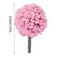 thumbnail image 2 of tssuouriy Model Flower Small Size DIY Prop Workmanship Home Decor Building Layout Sand Table Plant Cluster Artificial Tree, 2 of 6