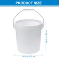 thumbnail image 2 of LEEYNEER Seau en Plastique Portable Seau en Plastique Blanc Seau en Plastique Seau de 3 Gallons, 2 of 6